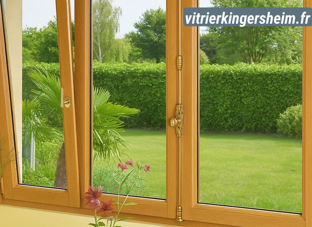 Installation de fenêtre en bois sur mesure Kingersheim