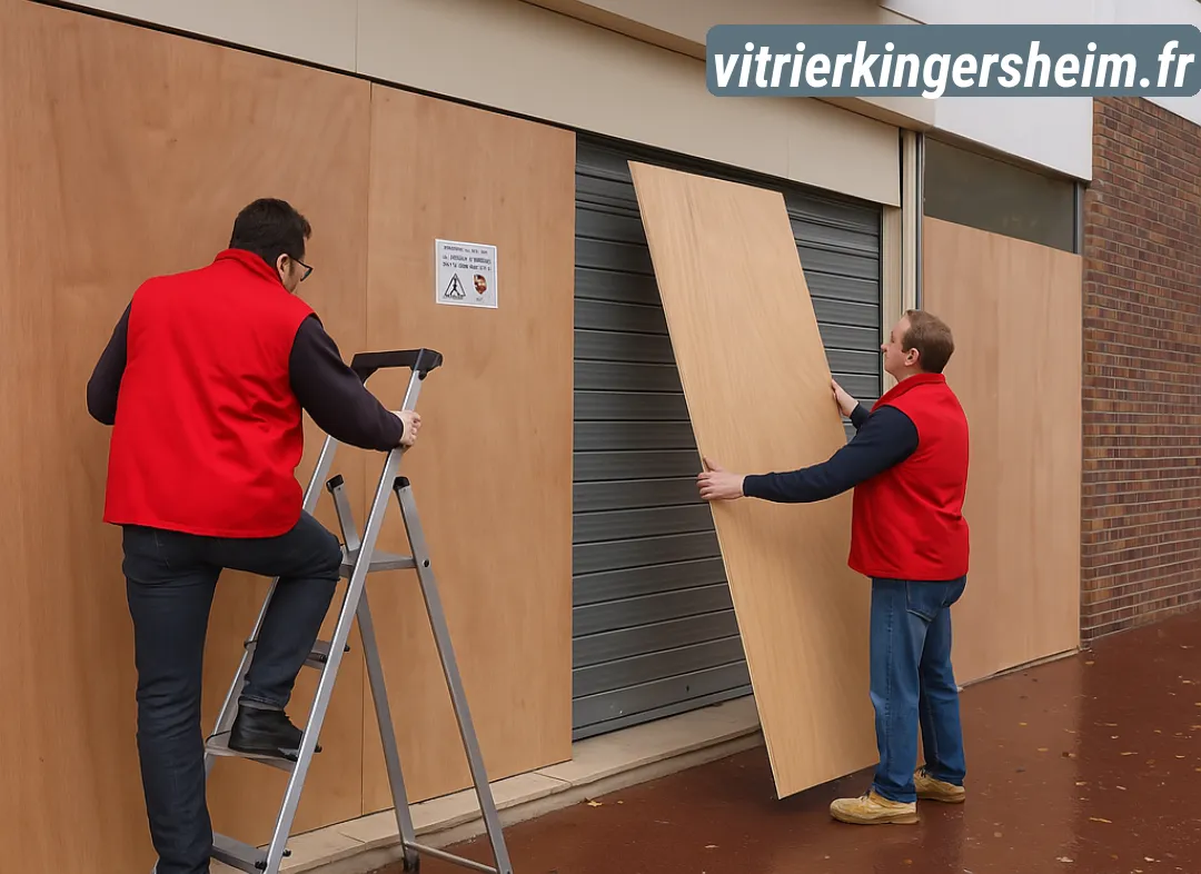 Mise en sécurité fermeture provisoire Kingersheim